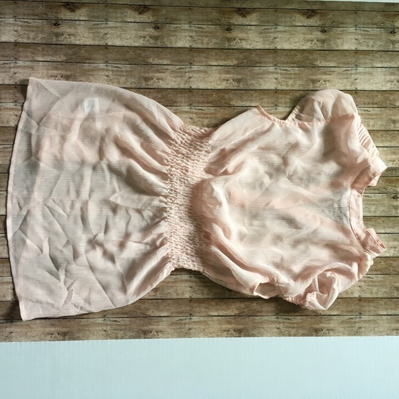 Candie's Light Blush Pink Blouse Small - Picture 3 of 8